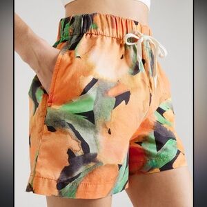 Topshop Floral Print Shorts